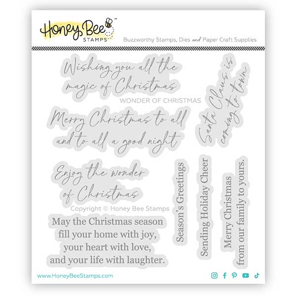 Honey Bee Stamps Wonder of Christmas Stamp