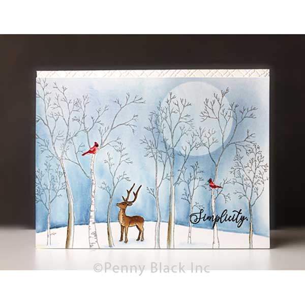 Penny Black Winter Magic Stamp