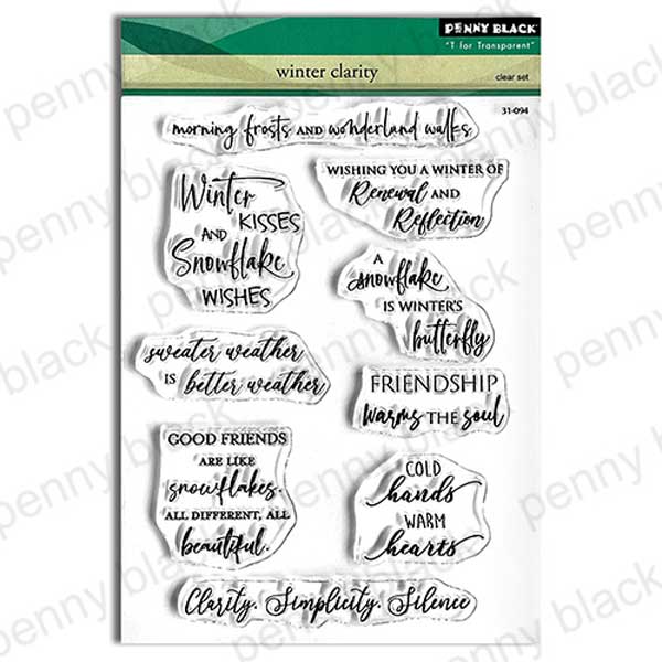 Penny Black Winter Clarity Stamp