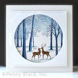 Penny Black Woodland Pair Stamp class=