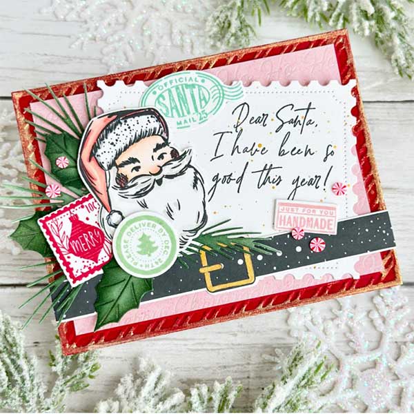 Papertrey Ink North Pole Mail Stamp