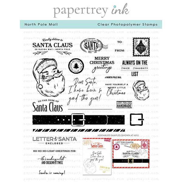 Papertrey Ink North Pole Mail Stamp