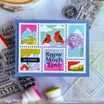 Waffle Flower Snow Cheer Sentiments Stamp