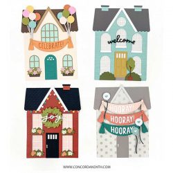 Concord & 9th Our House 2D Embossing Folder