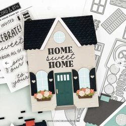 Concord & 9th Our House 2D Embossing Folder