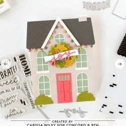 Concord & 9th Our House 2D Embossing Folder