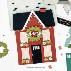 Concord & 9th Our House 2D Embossing Folder