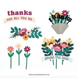 Concord & 9th Burst of Blooms Stamp Set