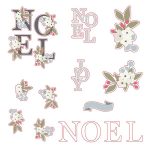 Honey Bee Stamps Floral Noel Dies