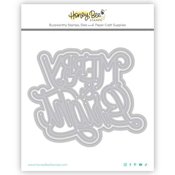 Honey Bee Stamps Merry &amp; Bright Die