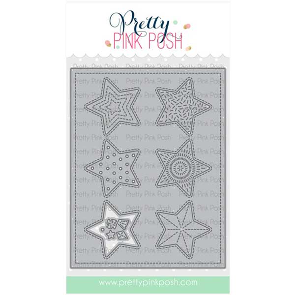 Pretty Pink Posh Star Cover Plate Die