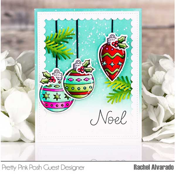 Pretty Pink Posh Winter Greetings Dies