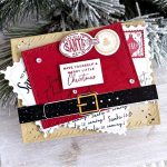 Papertrey Ink North Pole Mail: Postage Stamp Frame Post Card Dies