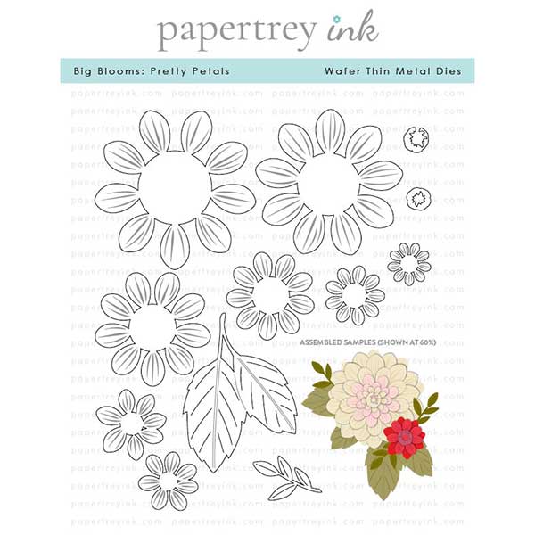 Papertrey Ink Big Blooms: Pretty Petals Dies