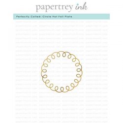 Papertrey Ink Perfectly Coiled: Circle Hot Foil Plate