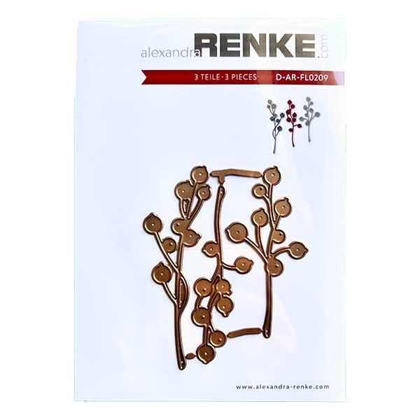 Alexandra Renke Berry Branches Set Dies