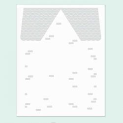 Concord & 9th Our House 2D Embossing Folder