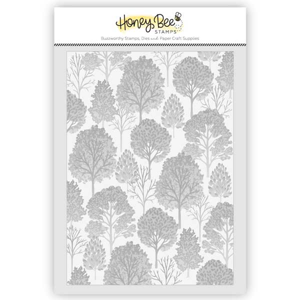 Honey Bee Stamps 3D Embossing Folder - Fall Forest