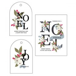 Honey Bee Stamps Floral Noel – 6×6″ Coordinating Stencil (Set of 6)