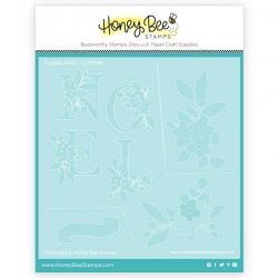 Honey Bee Stamps Floral Noel - 6x6" Coordinating Stencil (Set of 6)