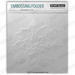 Penny Black Embossing Folder – 3D Poinsettia