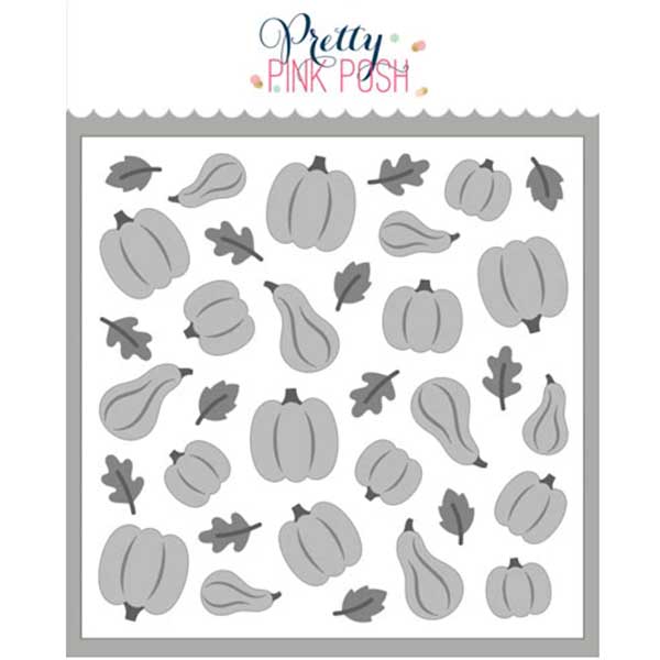 Pretty Pink Posh Layered Autumn Harvest Stencils