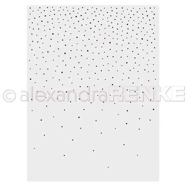 Alexandra Renke Light Snowfall Embossing Folder