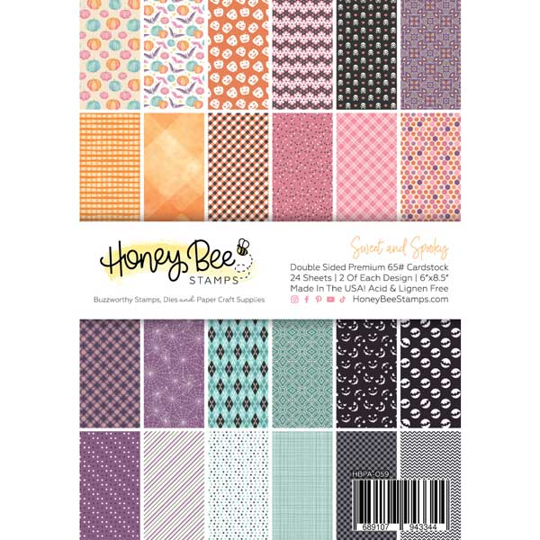 Honey Bee Stamps Sweet &amp; Spooky Paper Pad