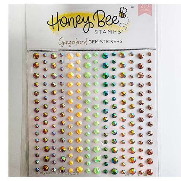 Honey Bee Stamps Gingerbread Gem Stickers