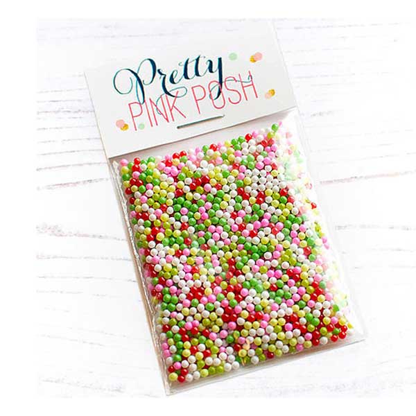 Pretty Pink Posh Berry Bright Shaker Beads