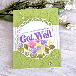 Papertrey Ink This is Big Sentiments: Get Well Stamp class=