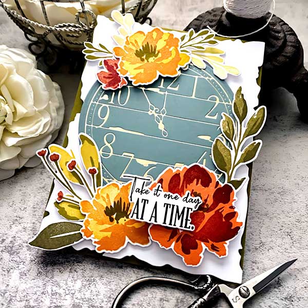 Papertrey Ink Clock Hot Foil Plate