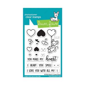 Lawn Fawn All My Heart Stamp