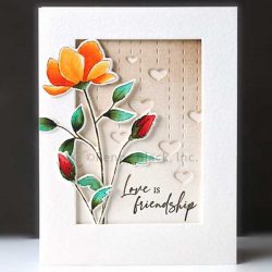 Penny Black Love Blooms Stamp Set