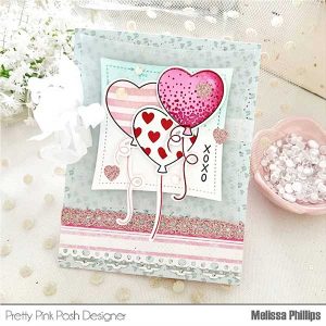 Pretty Pink Posh Upright Greetings: Valentine Stamp Set class=