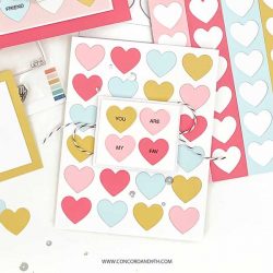 Concord & 9th Mix & Match Hearts Stamp Set