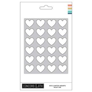 Concord & 9th Mix & Match Hearts Inlay Die