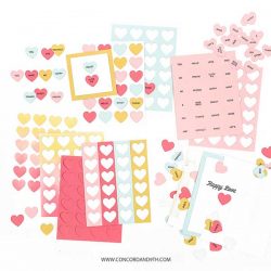 Concord & 9th Mix & Match Hearts Stamp Set