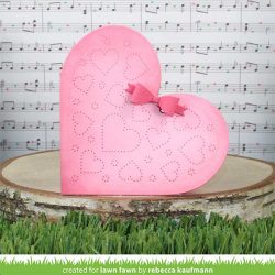 Lawn Fawn Heart Pouch Dotted Hearts Add-On Dies