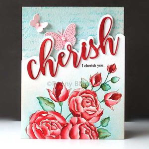 Penny Black Cherish Edger (metal dies) class=