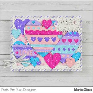 Pretty Pink Posh Build A Heart Dies class=