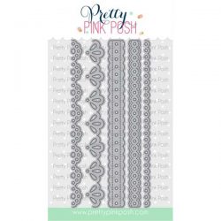 Pretty Pink Posh Doily Borders Dies