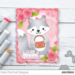 Pretty Pink Posh Fox Holder Dies