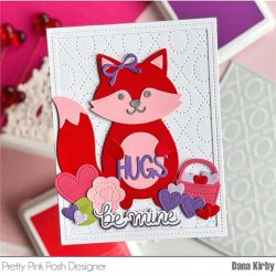 Pretty Pink Posh Fox Holder Dies