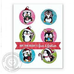 Sunny Studio Stamps Penguin Party Stamp