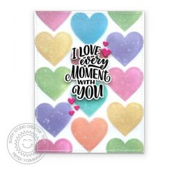 Sunny Studio Stamps Window Trio – Heart Landscape Dies