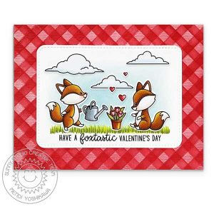 Sunny Studio Stamps Foxy Friends Dies class=