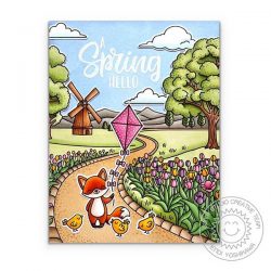 Sunny Studio Stamps Foxy Friends Stamp