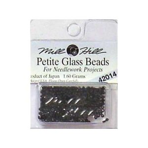 Mill Hill Petite Glass Beads – Black