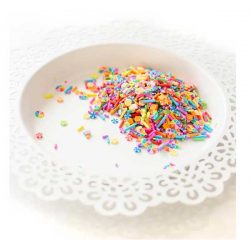 Pretty Pink Posh Over the Rainbow Clay Confetti